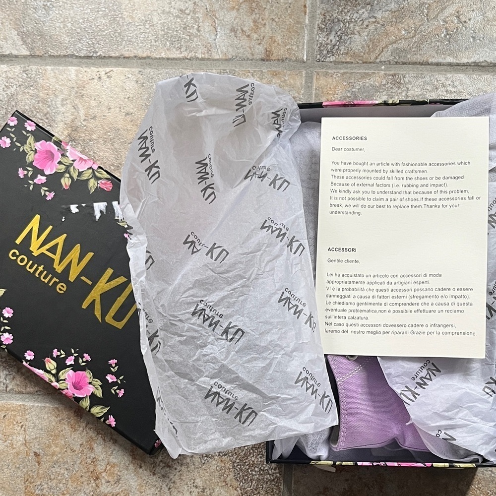 Free People x Nan-Ku Cruise Studded High Top Sneakers Size 9 NIB - Picture 6 of 16